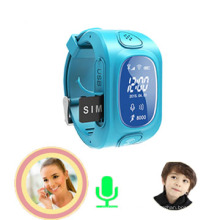 Traqueur de GPS de montre-bracelet d&#39;enfants avec le moniteur, alarme anti-perdue (wt50-kw)